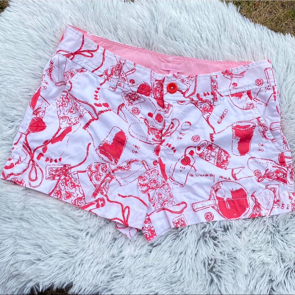 Lilly Pulitzer Spin the Bottle Walsh Shorts - HTF